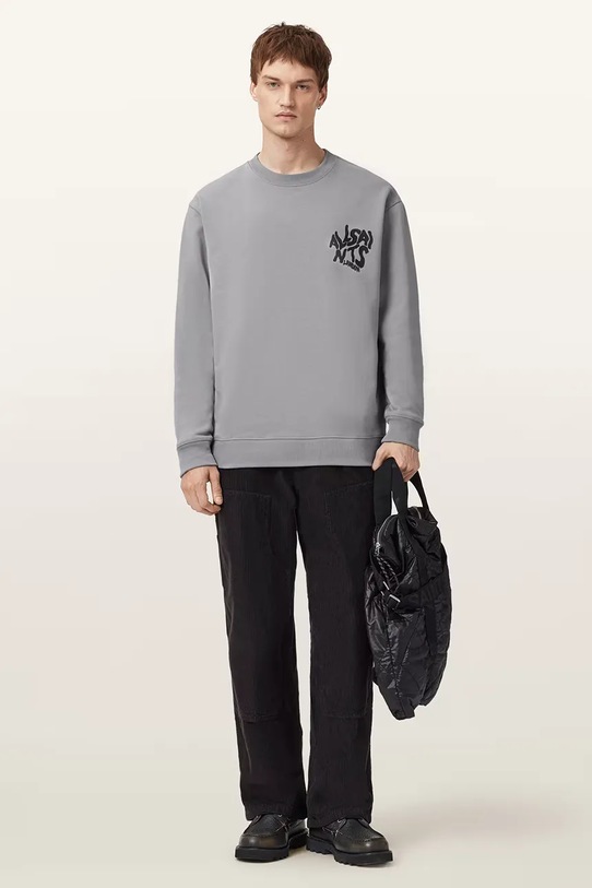 Βαμβακερή μπλούζα AllSaints ORLANDO M058NB