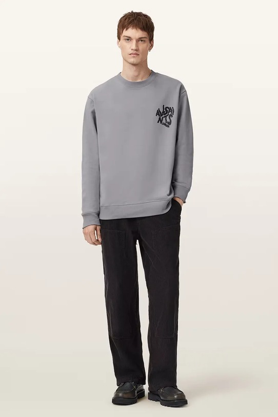 Βαμβακερή μπλούζα AllSaints ORLANDO M058NB