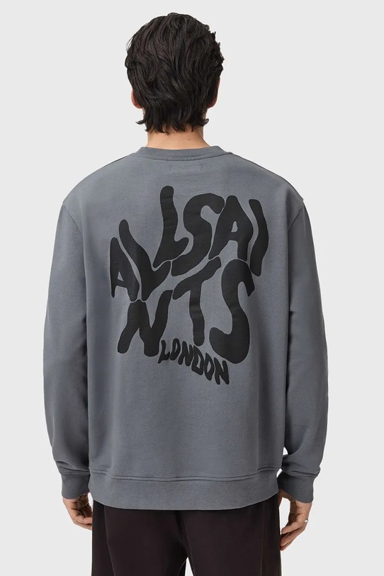 Хлопковая кофта AllSaints ORLANDO M058NB серый NC25