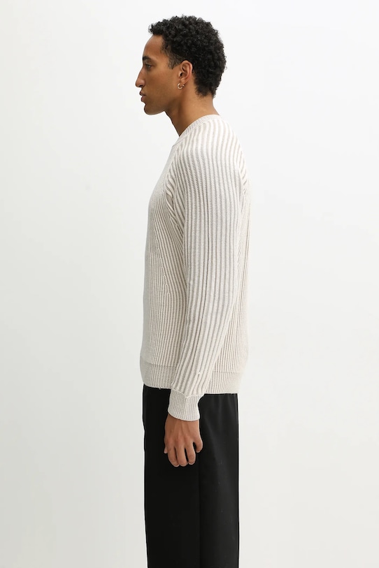 Светр із додаванням вовни Filling Pieces Knit Sweater Raglan 422575500261 бежевий AW25