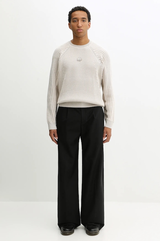 Светр із додаванням вовни Filling Pieces Knit Sweater Raglan 422575500261 бежевий