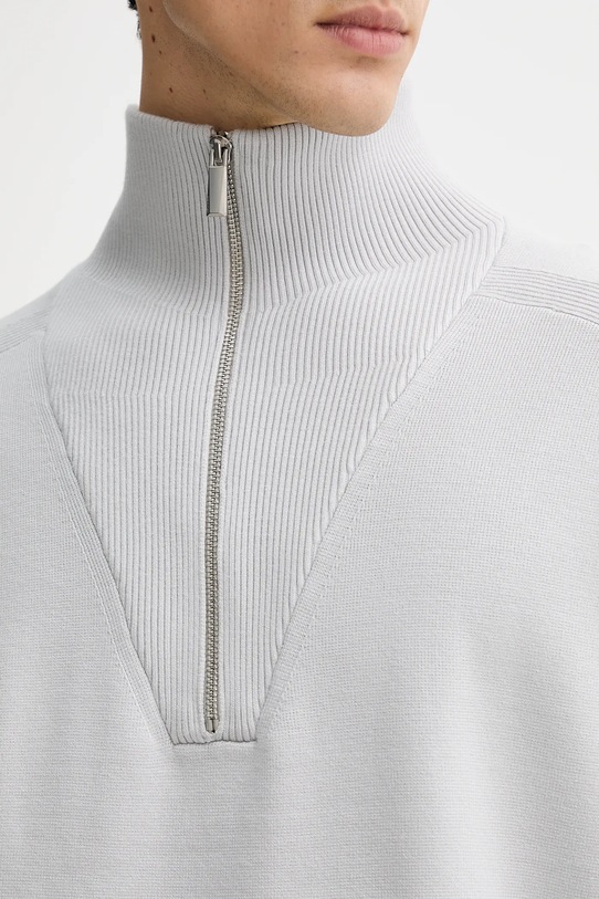 Calvin Klein sweter LV040BM333 szary