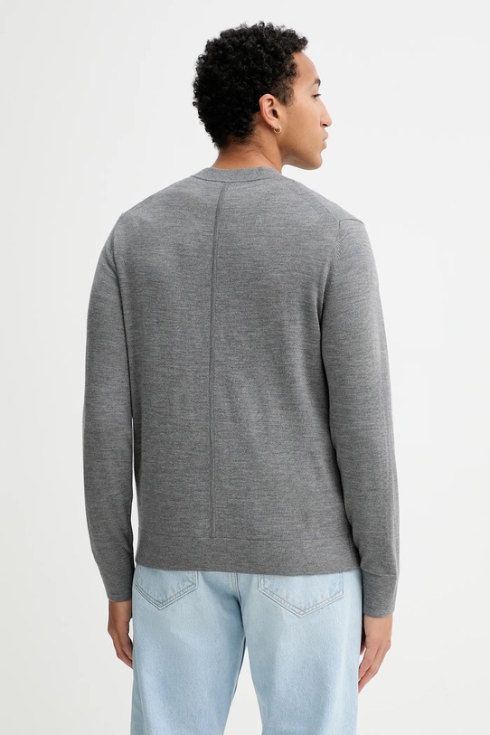 Odzież Calvin Klein kardigan wełniany LV04LB306G szary