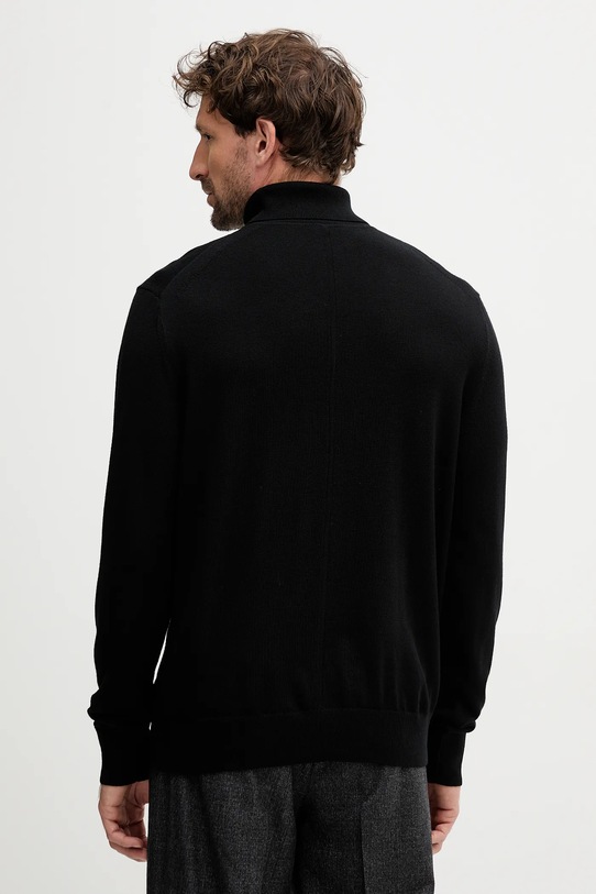 Odzież Calvin Klein sweter wełniany LV04LD317G czarny