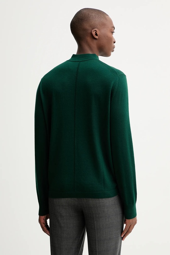 Odzież Calvin Klein sweter wełniany LV04LE309G zielony