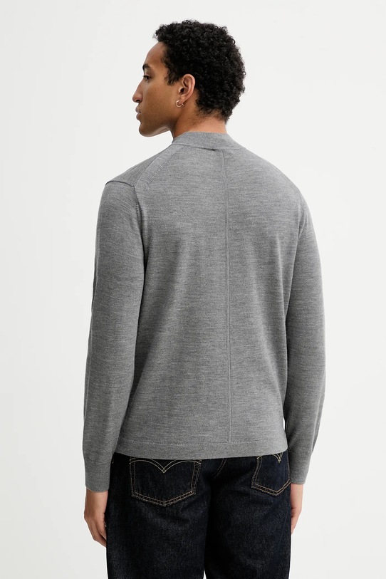 Odzież Calvin Klein sweter wełniany LV04LE309G szary