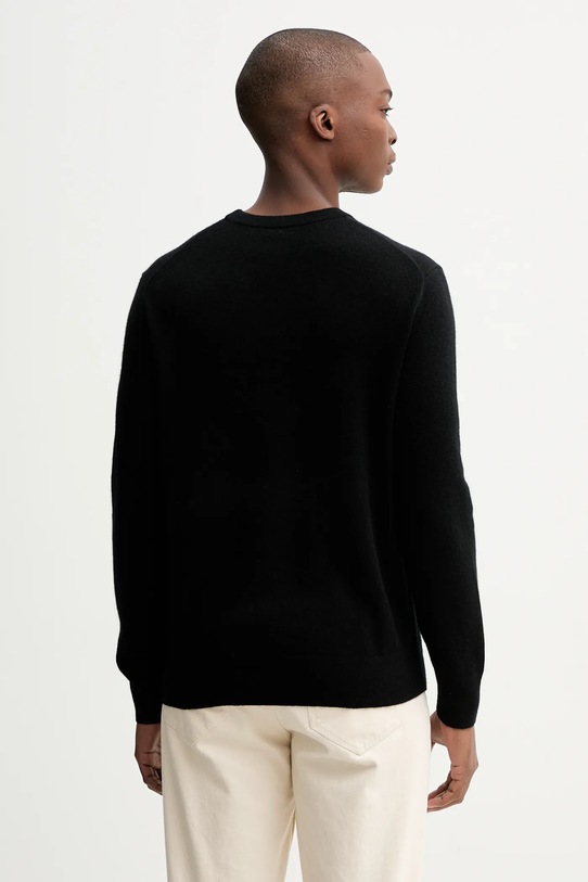 Odzież Calvin Klein sweter kaszmirowy LV040EM344 czarny