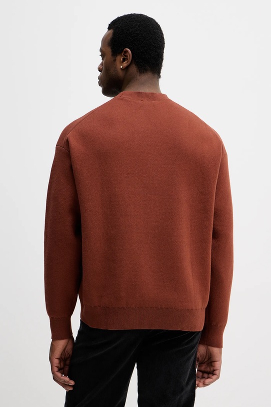 Odzież Calvin Klein Jeans sweter z domieszką kaszmiru LV04RD305G pomarańczowy