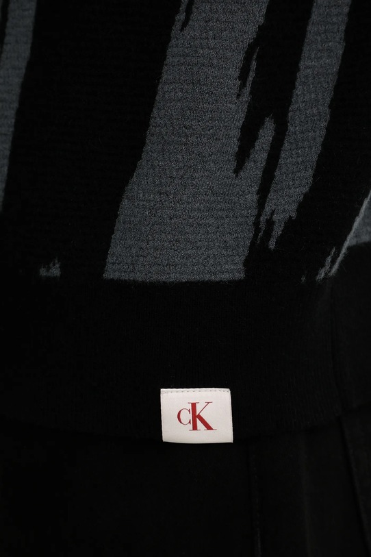 Calvin Klein Jeans sweter LV04RD310G czarny