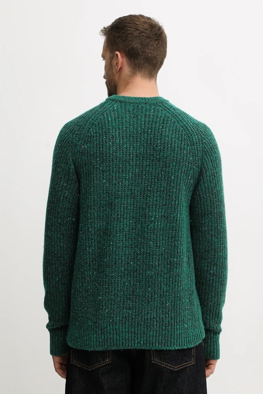 Свитер с добавлением шерсти Calvin Klein Jeans LV04RD311G зелёный AW25