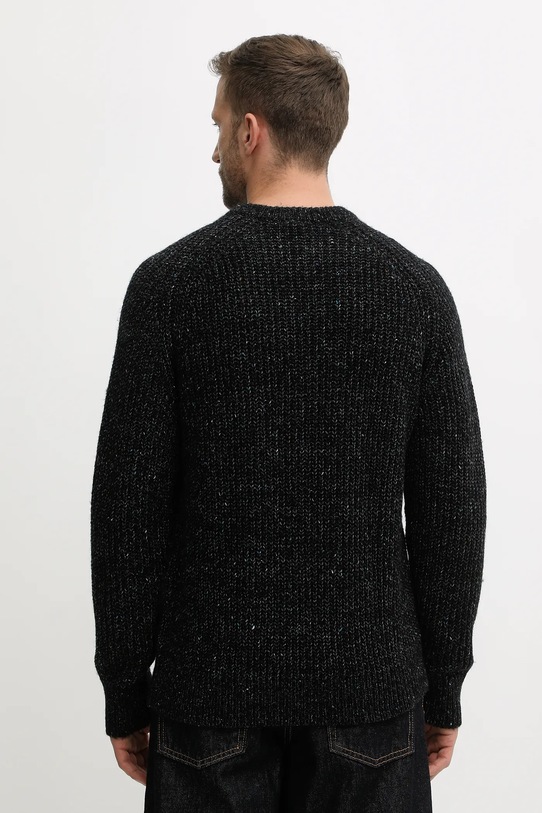 Oblačila Pulover z dodatkom volne Calvin Klein Jeans LV04RD311G črna