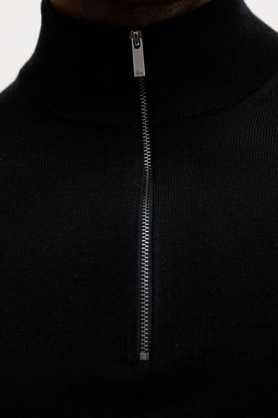 Michael Kors sweter wełniany CR1601Z7AP czarny