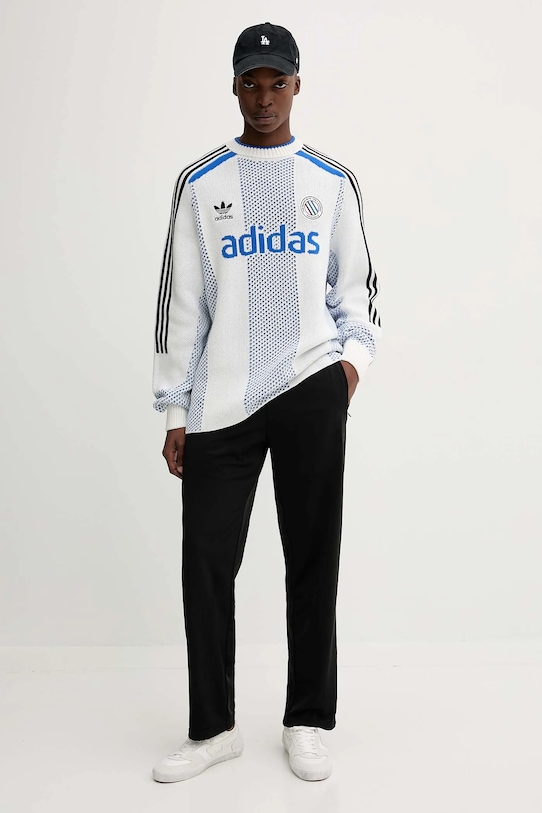 Πουλόβερ adidas Originals ADC KQ5085 λευκό AW25