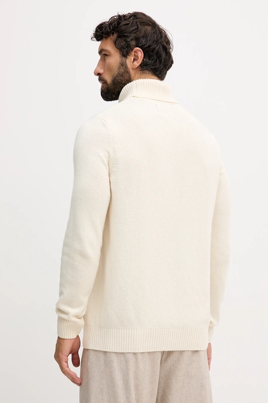 Odzież Barbour sweter z wełną MKN1658 beżowy