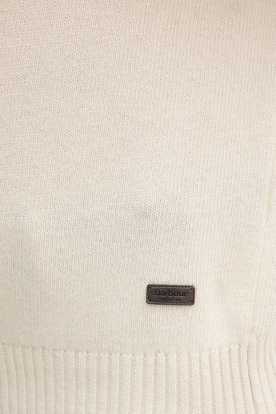 Barbour sweter z wełną MKN1658 beżowy