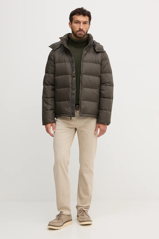 Светр з вовною Barbour MKN1658 зелений AW25