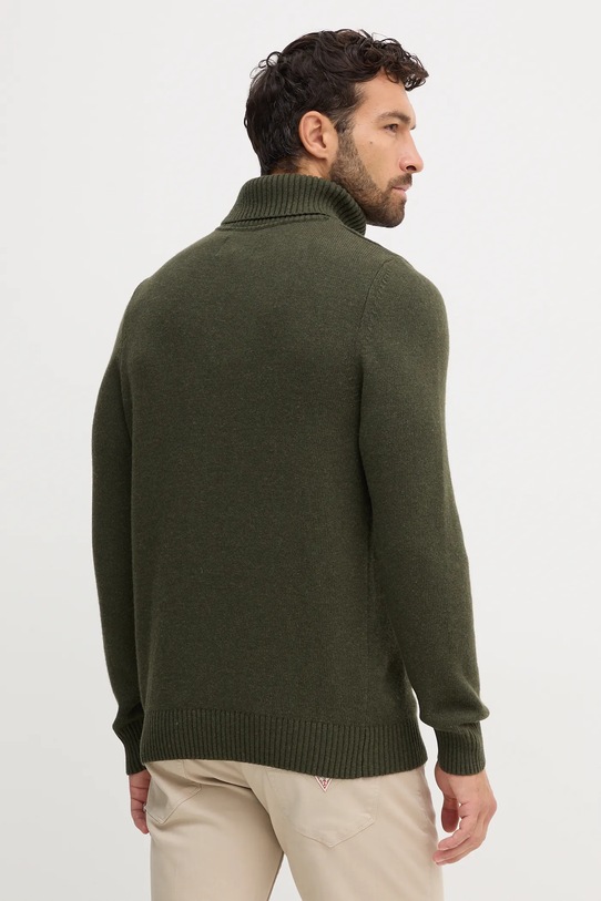Odzież Barbour sweter z wełną MKN1658 zielony