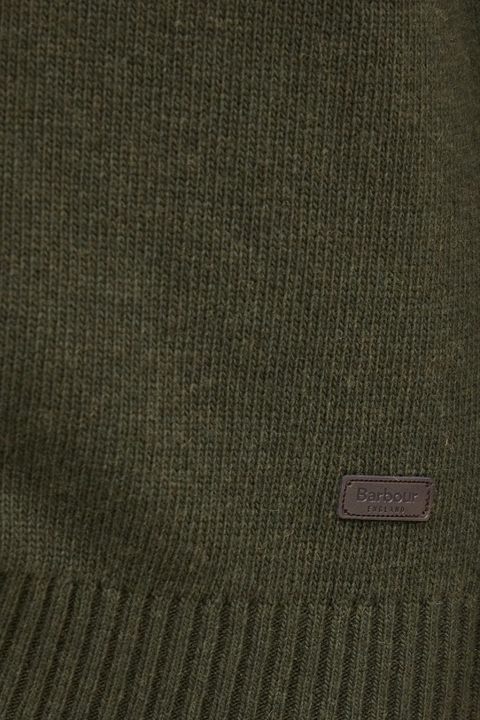 Barbour sweter z wełną MKN1658 zielony