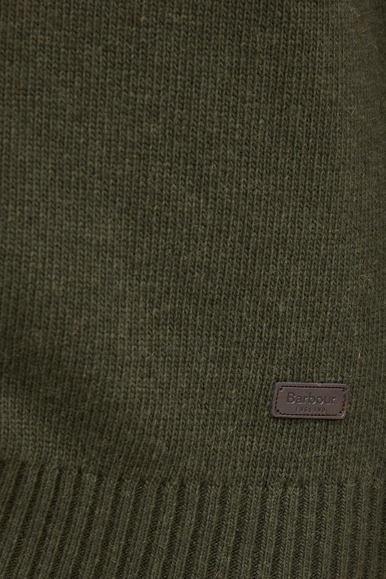 Светр з вовною Barbour MKN1658 зелений