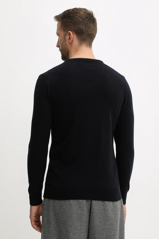Odzież Barbour sweter wełniany MKN0341 granatowy