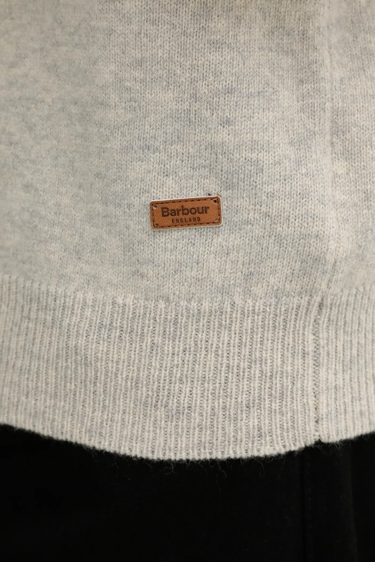 Шерстяной свитер Barbour MKN0585 бежевый