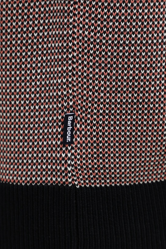 Barbour sweter bawełniany WELLS MKN1665 granatowy