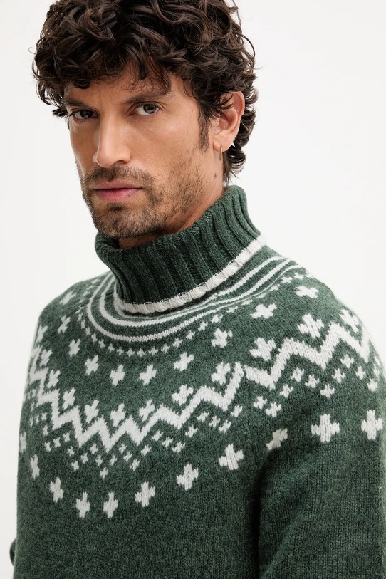 Barbour maglione in lana HEWTON verde MKN1672
