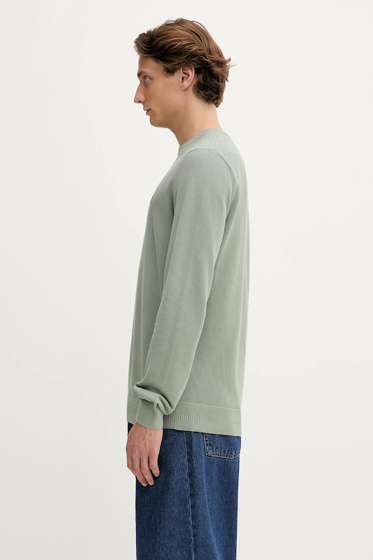 Fred Perry cotton jumper K1309 green AW25