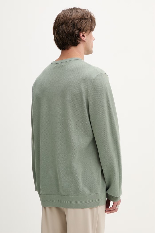 Odzież Fred Perry sweter bawełniany K1309 zielony