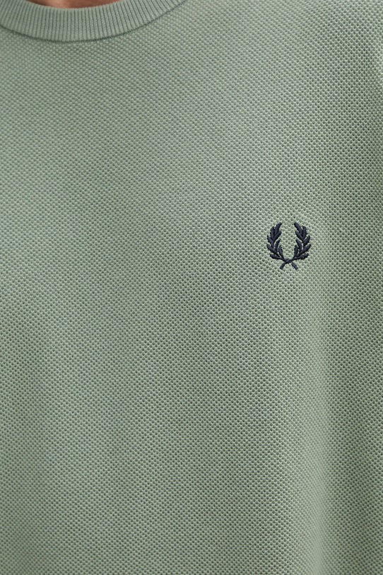 Fred Perry sweter bawełniany K1309 zielony