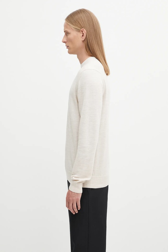 Fred Perry sweter z wełną K9601 beżowy AW25