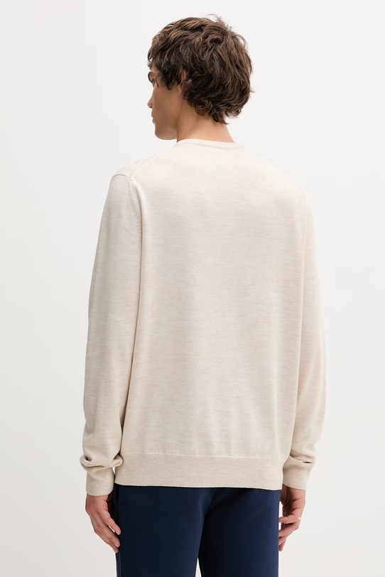 Odzież Fred Perry sweter z wełną K9601 beżowy