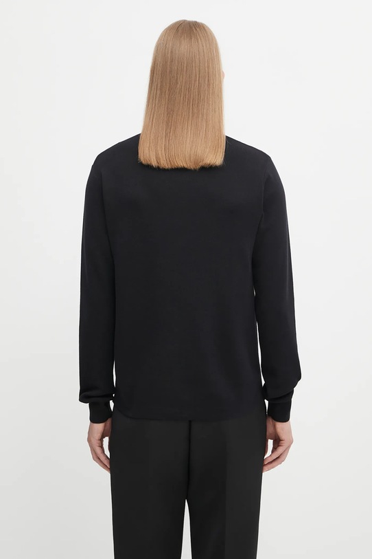 Odzież Fred Perry kardigan bawełniany K9726 czarny