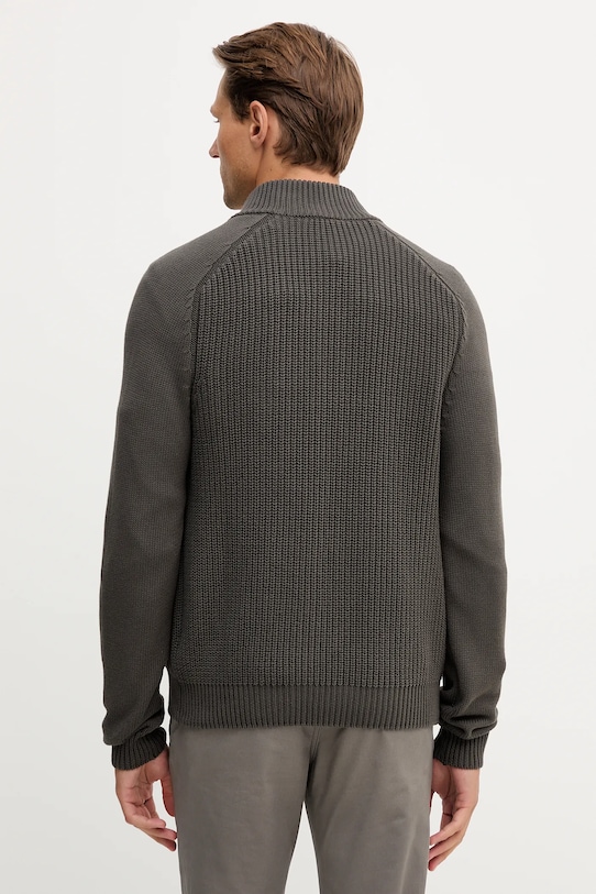 Îmbrăcăminte Aeronautica Militare cardigan din bumbac MA1565UL00409 gri