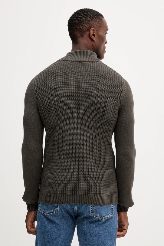 Odzież Aeronautica Militare sweter bawełniany MA1572UL00409 szary