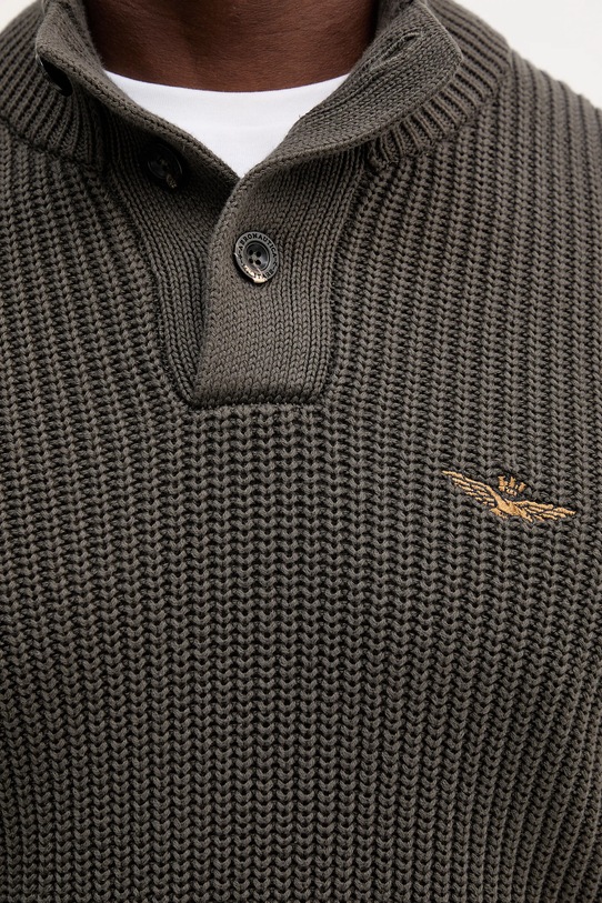 Aeronautica Militare sweter bawełniany MA1572UL00409 szary
