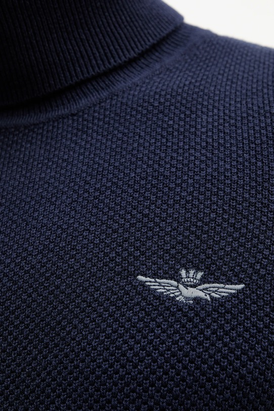 Μάλλινη μπλουζα Aeronautica Militare MA1583UL00903 σκούρο μπλε