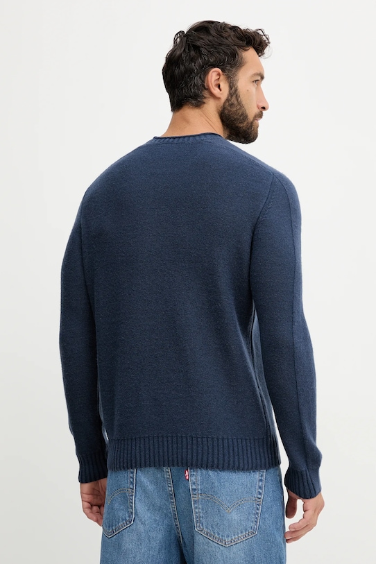 Ρούχα Μάλλινη μπλουζα Aeronautica Militare MA1586UL00904 σκούρο μπλε