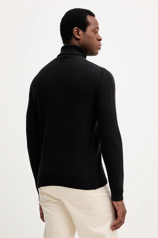 Îmbrăcăminte Aeronautica Militare pulover de lână MA1587UL00904 negru