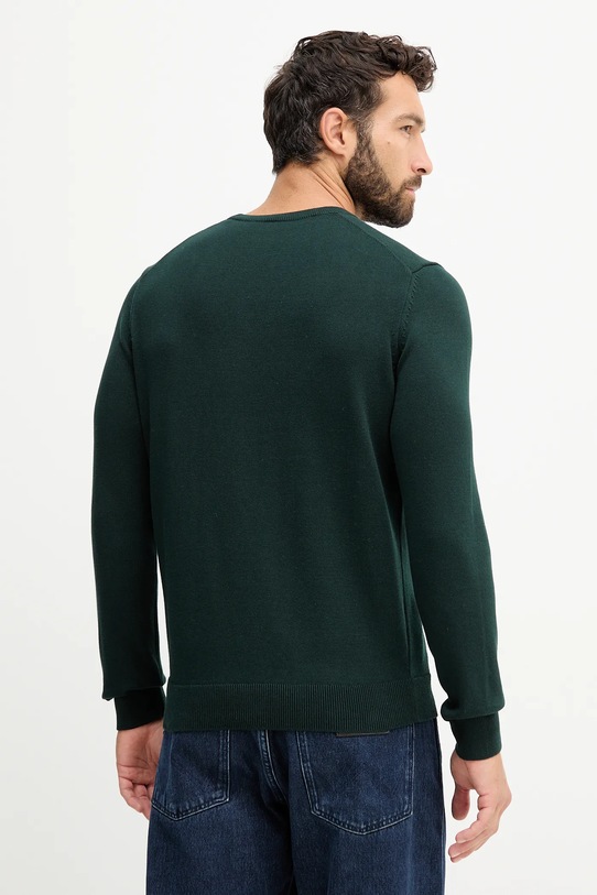 Odzież Aeronautica Militare sweter bawełniany MA1611UL00506 zielony