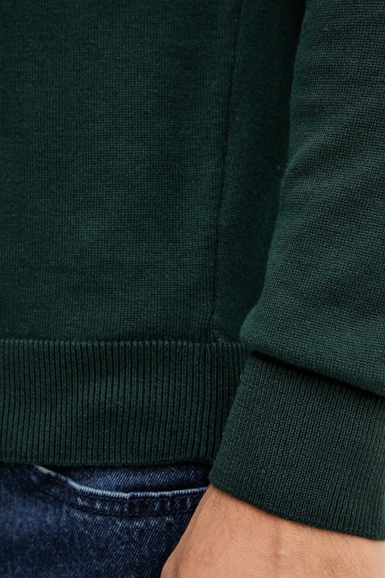 Βαμβακερό πουλόβερ Aeronautica Militare MA1611UL00506 πράσινο