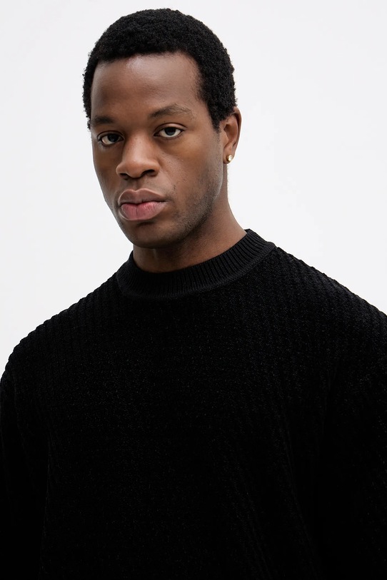 BOSS Orange pulover din amestec de lână negru 50548666