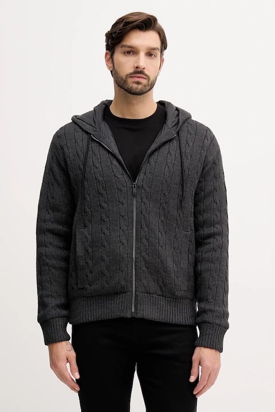 BOSS Orange sweter pozostałe szary 50548679