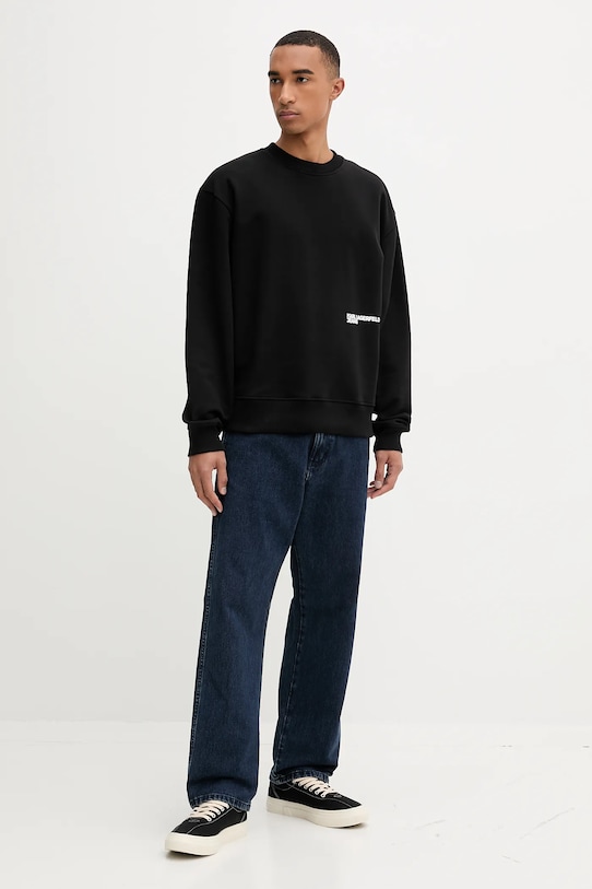 Хлопковая кофта Karl Lagerfeld Jeans A4M20026 чёрный AW25