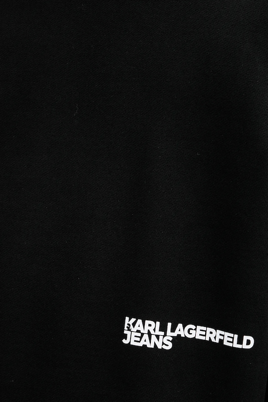 Хлопковая кофта Karl Lagerfeld Jeans A4M20026 чёрный
