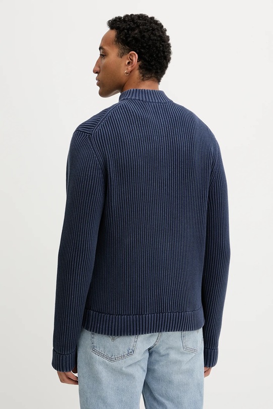 Odzież Karl Lagerfeld Jeans sweter bawełniany A4M18034 granatowy