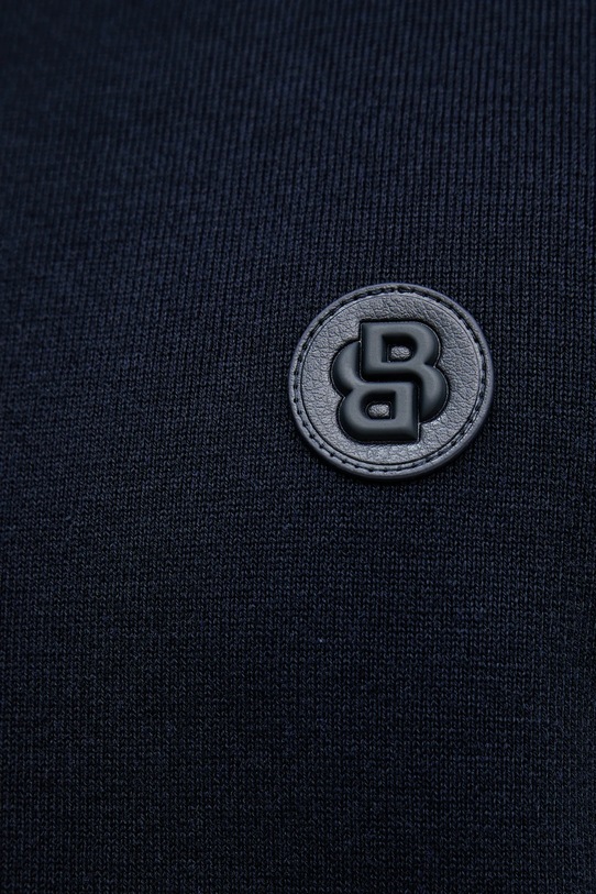 Pamučni pulover BOSS 50543136 mornarsko plava
