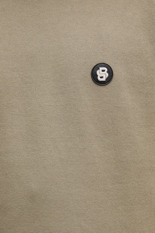 Bavlnený sveter BOSS 50543136 zelená