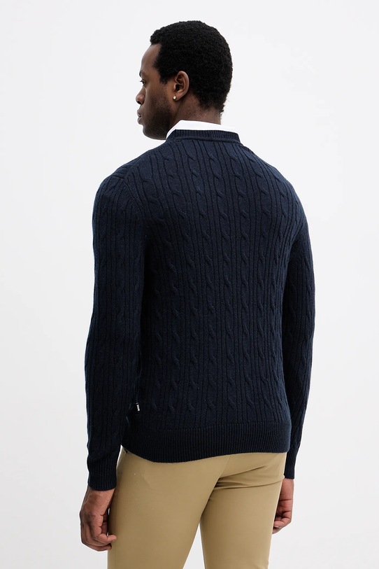 Ρούχα Πουλόβερ με μείγμα κασμίρ BOSS 50549975 σκούρο μπλε