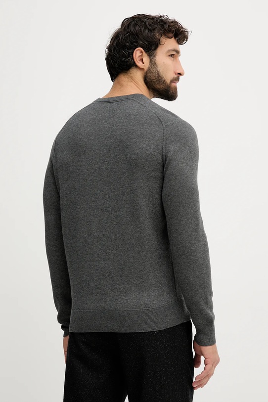 Odzież BOSS sweter z dodatkiem wełny 50549977 szary
